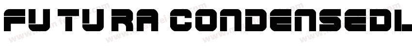 Futura Condensedledi字体转换